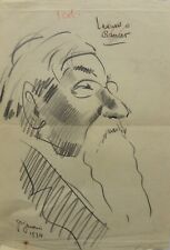 Franco GRIGNANI (Pieve Porto Morone 1908–Milano 1999) FUTURISTA ritratto Bazzaro