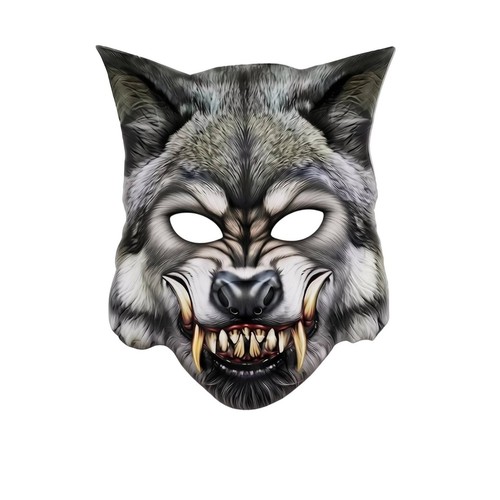Maschera con testa di - con,