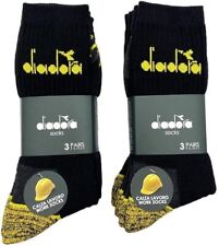 Set da 6 Paia di calze lavoro in spugna punta e tallone rinforzati, metà gamba.