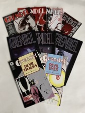 Lotto 3 mini serie Grendel rosso bianco nero classici diavolo dentro cavallo scuro 9x