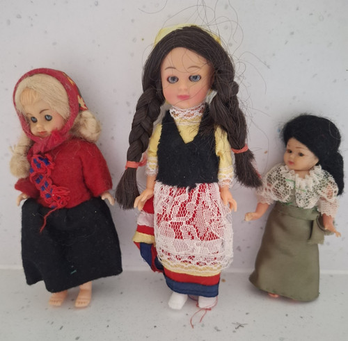 Bambole bambina vintage anni - 3,