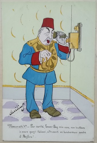 Cartolina impero ottomano - cartolina,