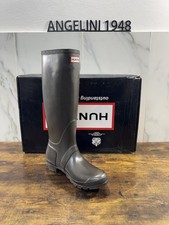 Hunter Stivale Da Pioggia Gomma Chocolate  Icon Boot Rain Donna 40/41