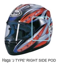 RARO ORIGINALE #ARAI J TIPO SOLO POD LATO DESTRO - NORIYUKI HAGA 01 - £24,99