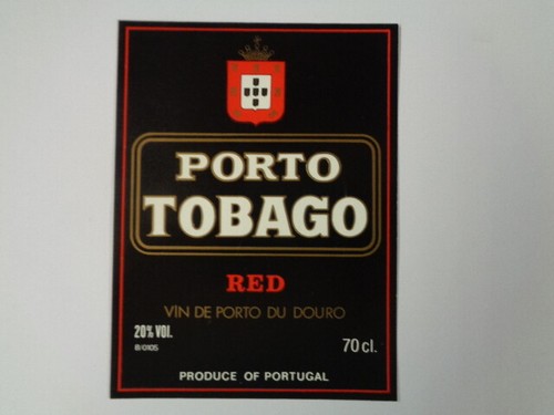 Etichetta vino porto tobago - ,
