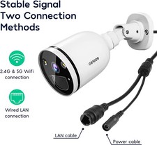 Telecamera di sicurezza per esterni con riflettore