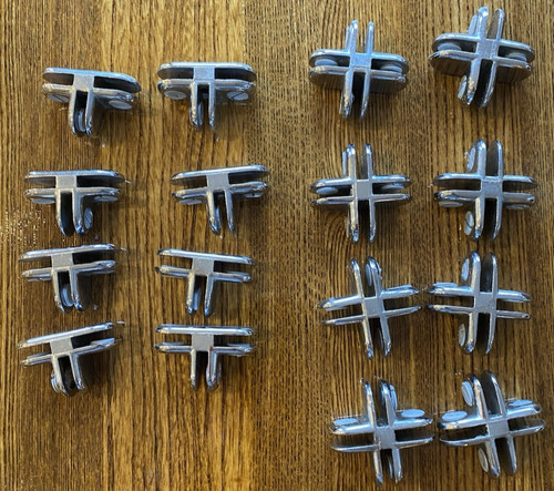 Connettori cubo vetro pezzi - vetro, 16