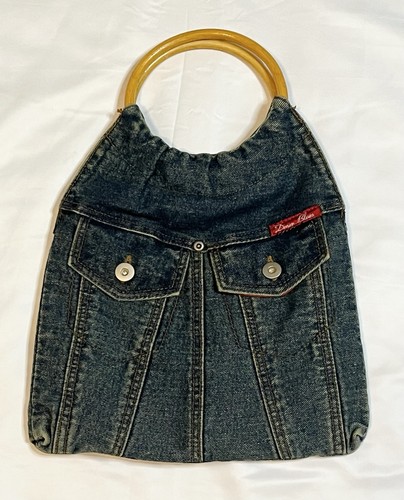 Borsa jeans vintage denim - , blu