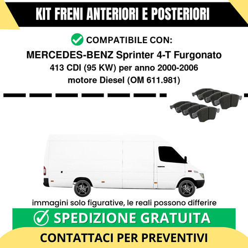 Pastiglie freno ant - +, post