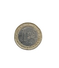 MONETA RARA SPAGNA DA 1 EURO ANNO  2000 - Errori Ovunque La Corona Esterna Girat