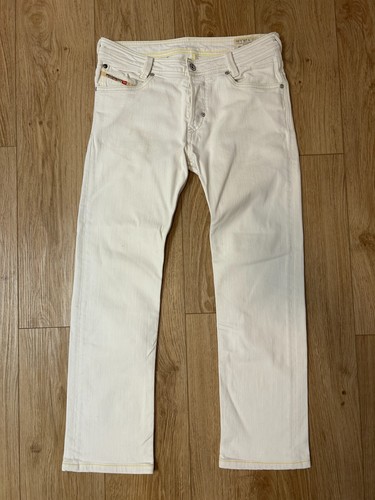 Jeans diesel slammer bianco - diesel,