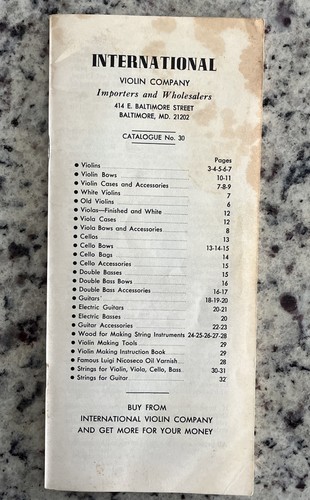 1963 international violin - 1963, co