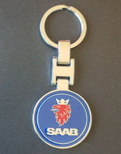 SAAB Metal H Buckle Keychain