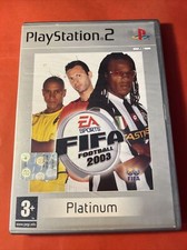 GIOCO VIDEOGIOCO PS2 FIFA Football 2003 Completo Inglese Scatola Un Po Rotta