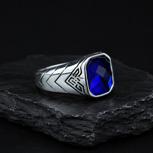 Anello uomo argento 925 fatto