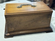 Antica scatola in legno - portabijoux-oggetti /portalavoro???modele depose