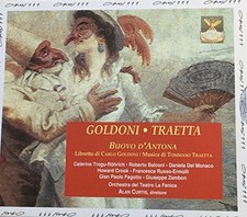 CATERINA TOGOU-ROHRICH ROBERTO BALCONI - Goldoni-traetta: Buovo D'antona - CD