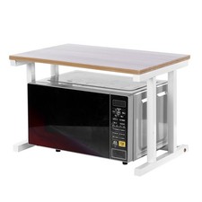 (Bianco)Legno Microonde Forno