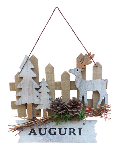 Ghirlanda natale legno - in,