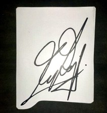 Adesivo Autografo Max Biaggi 1996 Nero Opaco 