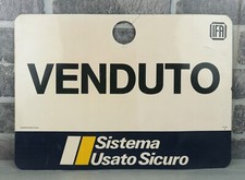 CARTELLO FIAT - " VENDUTO" -