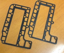 PAIR OF  Exhaust Jacket Gaskets ~ 25HP Yamaha Mariner 20C 25D 2-Stroke Outboard