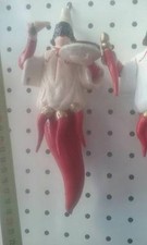 pulcinella 18 20CM TERRACOTTA FORTUNA corno presepe NAPOLI made italy nonna crib