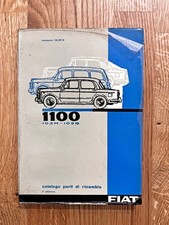 FIAT 1100 103H - 103Q – CATALOGO PARTI RICAMBIO – 2ª ediz. - XII/1963 - 1000 cop