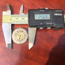 Rolex Vintage 25,6 Mm Circa Movimento Orologio Per Ricambi O Riparazione Bilanciere Altalene