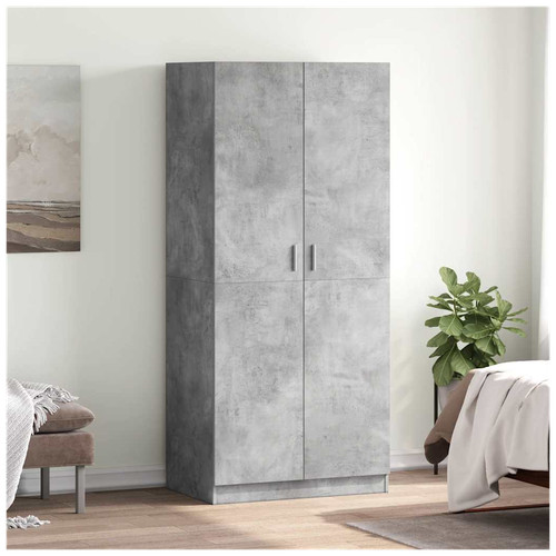 Armadio grigio cemento