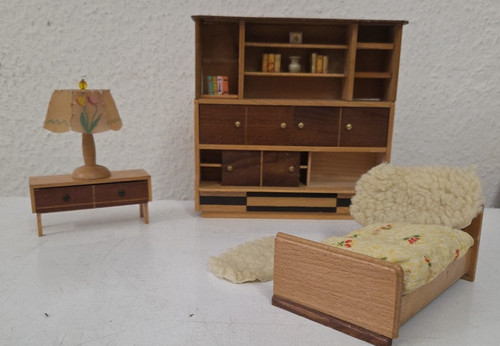 Mobili per bambole ddr legno - mobili,