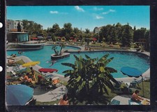 Cartolina Abano Terme Hotel Terme Mioni Pezzato Piscina Termale ANIMATA EE517