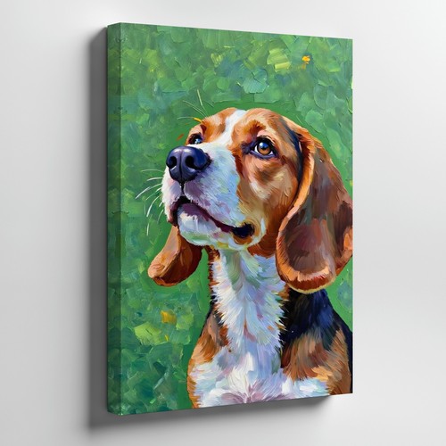 Quadro beagle cane - tela, arte