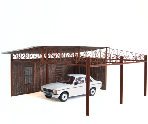 Rifugio auto retrò legno - retrò,
