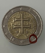 2 Euro Slovensko 2009 (Rare)   Con Errore Di Conio