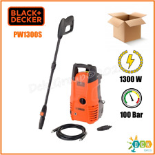 Black+Decker Idropulitrice BX PW1300S 1300W-100 Bar Acqua Fredda 360 Lt/h.