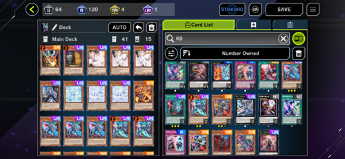 Master duel k9 mazzo - oh,