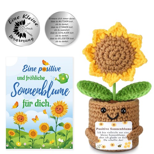 Divertente girasole positivo - divertente,