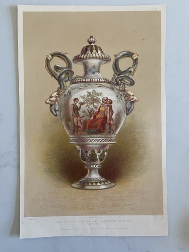 Antica stampa porcellana - antica,