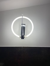 2 Lampade da Parete in Alluminio da Muro Punto Luce Con Circoline