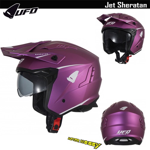 Casco jet ufo sheratan fuxia - casco,