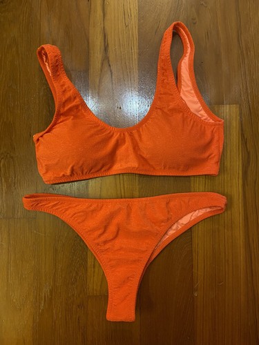 Bikini arancio fluo - bikini, l