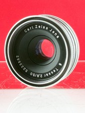 Carl Zeiss Jena Tessar 50 mm f2.8 attacco Praktina [ecc] spedizione rapida...