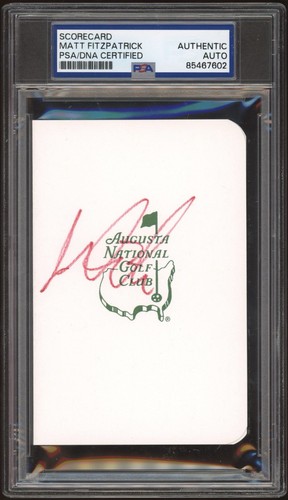 Matt fitzpatrick firmato - matt,