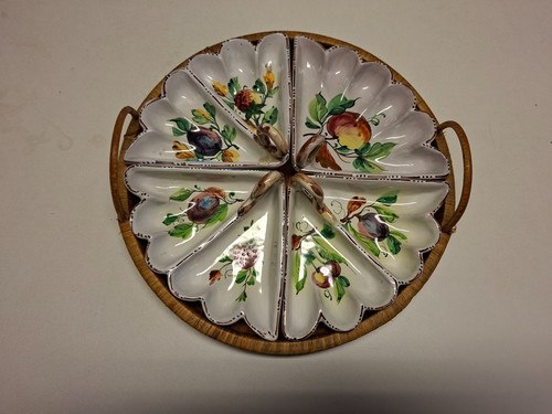 Antipastiera ceramica decoro - ceramica,