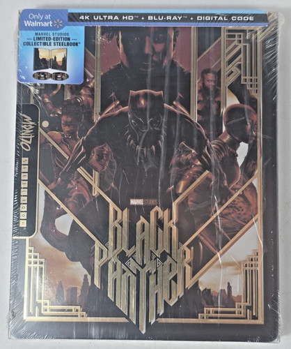 Black panther uhd blu ray - black, 4k