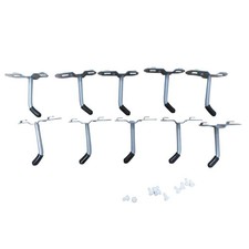 Set 10 ganci utensili x arredamento officina Holzmann wess13hook