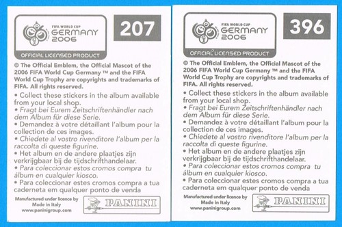 Panini mondiali fifa - panini, 2006