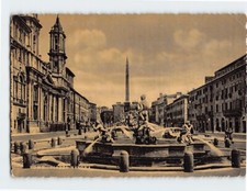 Cartolina Piazza Navona Roma