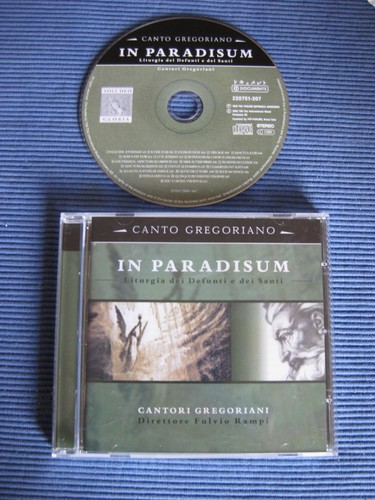 Cantori gregoriani in - cd"cantori,